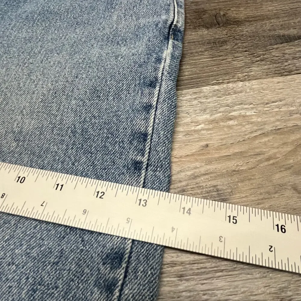 Vintage Y2K 2000s Levis 550 Faded Blue Men 36x30 Relaxed Fit Denim Jeans Red Tab